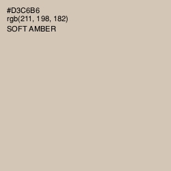 #D3C6B6 - Soft Amber Color Image